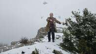 Mágica nevada en el Mirador del Silenci