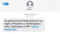 Alerta de la Guardia Civil por este supuesto mensaje de la Aemet: es una estafa