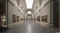 El Prado pinta su galería principal de azul para resaltar cuadros de Tiziano, Rubens o Tintoretto