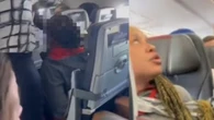 Inmovilizada una pasajera con cinta adhesiva en un avión por agredir a una azafata y proferir amenazas de muerte