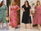 Moda plus size Ten krój sukienki to hit na lato. Kobiety plus size go uwielbiają