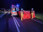 Wypadek śmiertelny Tragiczna noc na drodze pod Tarnowem. Pieszy nie miał żadnych szans
