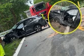 Poważny wypadek Potężne zderzenie radiowozu i ciężarówki! Ranni policjanci