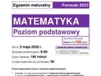 matura 2026 Matematyka poziom podstawowy 2026 - ARKUSZE, ODPOWIEDZI, ZADANIA, PDF. Matura 5.05.2026