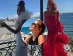 O mało nie zemdlała! Natasza Urbańska paraduje po Cannes w barwach narodowych. Najpierw czerwień, później biel. Piękna jak zawsze?