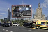 warszawa Kolizja auta TV Republika z pojazdem niemieckiej ambasady. W środku poseł PiS i znany dziennikarz