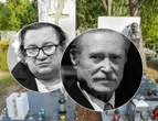 Zobaczcie zdjęcia Emil Karewicz zmarł miesiąc po Pawle Królikowskim, spoczął tuż obok młodszego kolegi. Ich nagrobki są wyjątkowe!