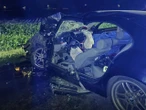 MAZOWIECKIE Poważny wypadek pod Płockiem. Bus przewrócił się na bok, sześć osób trafiło do szpitala