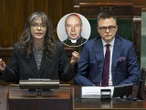 jest wideo Klaudia Jachira wywołała burzę w Sejmie. Nawet Szymon Hołownia tego nie zdzierżył