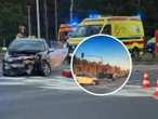 Wypadek Wstrząsające nagranie z dramatu w Ząbkach. Dwie osoby nie żyją po zderzeniu