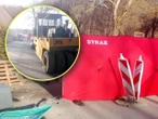 Tragedia na Pomorzu Stracił panowanie nad walcem drogowym. Zginęła 24-letnia kobieta