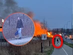 Pożar w Zabrzu Śledczy ujawnili nagranie i zdjęcia. Chodzi o pożar w Zabrzu