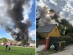 Wiadomości Czarny dym nad aglomeracją. Wielka akcja gaśnicza w Luboniu