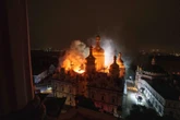 Wojna na Ukrainie Wielki atak na Kijów, płonie sławny klasztor. To symbol
