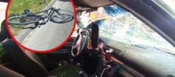 o krok od tragedii Koszmar na skrzyżowaniu! Pijany rowerzysta wpadł prosto pod audi i z hukiem rozbił przednią szybę [ZDJĘCIA]