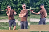 TYLKO U NAS! Marcin Mroczek uczy syna latać samolotem, a pewnym momencie... kraksa. Co za zdjęcia!
