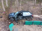 Śmiertelny wypadek drogowy Czołowe zderzenie wisiało na włosku. 33-latek zginął po dramatycznym manewrze na leśnej trasie