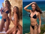 Co za widoki! Joanna Opozda z siostrą odsłoniły niemal wszystko! W minibikini kuszą na potęgę