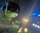 Wypadek Pijany wiózł pasażerkę w ciąży. Zderzył się z ciągnikiem