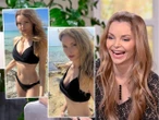 Fani zadziwieni Iza Miko w minibikini hasa po plaży w pełnym słońcu. Jest tak gorąca, że nie potrzebuje kremu z filtrem