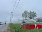 Akcja służb Ogromny pożar magazynu energii. Ewakuowano dziesiątki osób!