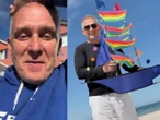 Aktor w szoku nad morzem! Robert Moskwa nie wytrzymał nad Bałtykiem. Widziały gały, co brały?
