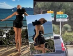 WOW! Wiktoria Gąsiewska w Cannes. Założyła tak kusą mini, że wszystkie oczy patrzyły tylko na nią!