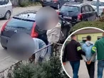 szok Wyrzucił kota z domu i zaczął go kopać! Obywatel Ukrainy został nagrany. Zwierzę czeka na adopcję [WIDEO]