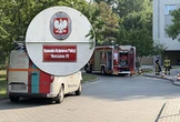 Ogień w stolicy Pożar na komendzie policji! Strażacy w akcji
