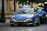 Pościg Dwóch policjantów w szpitalu, trzy radiowozy rozbite. Pościg na S61 pod Łomżą