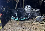 5 osób w szpitalu 24-latek dachował Audi aż wypadł silnik! Przez cztery powiaty uciekał przed policją