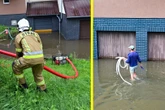 szok Wczoraj piekielny żar, dziś miasto pod wodą! Dramat mieszkańców Gryfina [ZDJĘCIA]