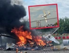 nie żyją dwie osoby Szokujące nagranie z katastrofy awionetki w Warszawie. Kamera uchwyciła moment tragedii!
