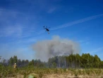 Akcja gaśnicza Gigantyczny pożar pod Częstochową. Do akcji ruszyły samoloty gaśnicze