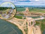 Inwestycje drogowe Gigantyczny plac budowy tuż przy granicy z Niemcami. "Prace są prowadzone praktycznie bez przerwy"