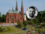Tłumy pod kościołem Pogrzeb Łukasza Litewki. W kościele pojawili się Mariusz Błaszczak i Grzegorz Płaczek z PiS. Kto jeszcze żegna posła?
