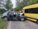 Kraksa dwóch aut Tragiczny wypadek pod Lublinem. Kierowca Audi nie żyje