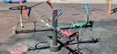 Zaskoczenie! 8-latek podpalił plac zabaw w Toruniu!