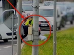 Sceny jak z filmu! "Pożyczył" auto dla zabawy. Policjanci wyciągnęli kierowcę z samochodu i powalili na ziemię!