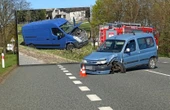 mazowieckie Kraksa pod Siedlcami. Osobówka wyrzuciła busa do rowu. Jedna osoba w szpitalu