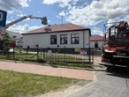Pożar Pożar dachu szkoły. Natychmiast ewakuowano kilkadziesiąt osób