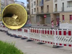Wszystko jasne! Zaskakująca przyczyna awarii na remontowanej ulicy. Jezdnia zapadła się przez... szczury!