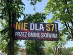 Protest w Skawinie Kontrowersyjna budowa drogi S7. Mieszkańcy Skawiny protestują i boją się o zdrowie dzieci