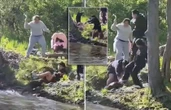 Film znad jeziora Bóbr zaatakował dziecko! Szokujące wideo w sieci