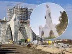 Wielka figura Gigantyczny pomnik Matki Bożej w Toruniu. Rekordy pobite!