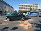 Wypadek w Siedlcach Zderzenie w centrum Siedlec. Wymusił pierwszeństwo i trafił do szpitala