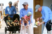 Zdjęcia paparazzi tylko u nas! 61-letni Krzysztof Ibisz bawi brzdące na plaży, a żona ma wypoczynek. Brawa dla taty na medal!