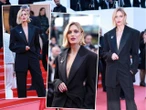 Zjawiskowa! Posągowa Anja Rubik błysnęła dekoltem na czerwonym dywanie! Aż trudno oderwać od niej wzrok