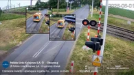 O zgrozo! Horror na przejeździe kolejowym. Karetka utknęła między rogatkami! Szokujące nagranie