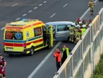 Wypadek Kobieta uderzyła w bariery na trasie S8. Troje dzieci trafiło do szpitala